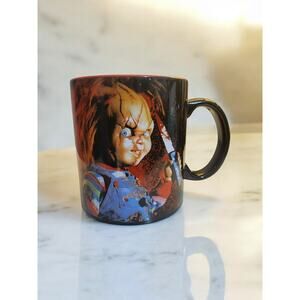 Child's Play Chucky "Friends Til The End" Ceramic Mug | Holds 20 Ounces Horror